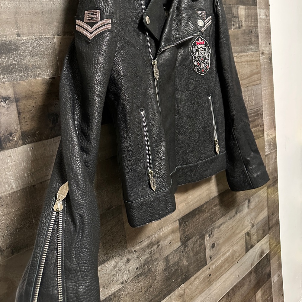 LES ECLAIRES leather jacket - Picture 6 of 11